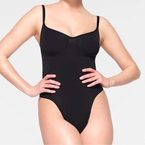 SKIMS Black Bodysuit